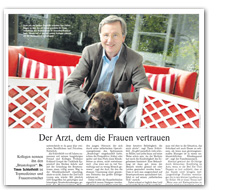 Der Arzt, dem die Frauen vertrauen, Die Welt, 15.09.2007
