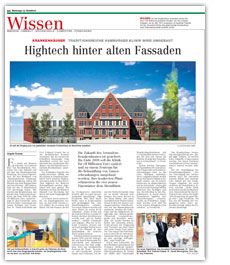Hitech hinter alten Fassaden, Hamburger Abendblatt, 8. Oktober 2007
