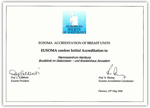 EUSOMA Akkreditierung