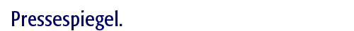 Pressespiegel.